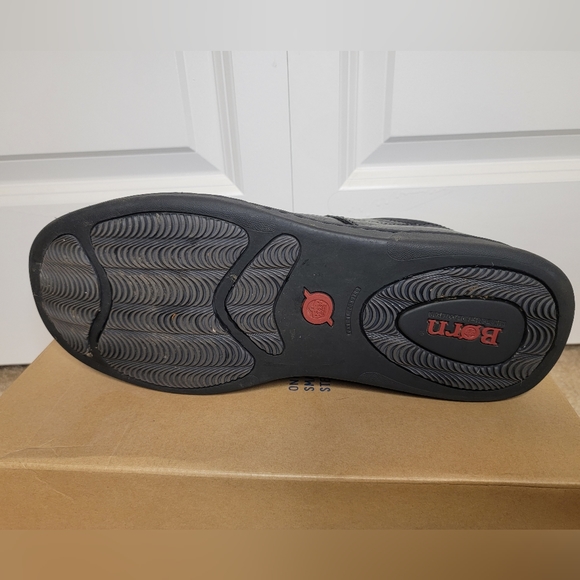 Men's Born Prophet Black Leather Lace-Up Oxford Dress Shoes - 14 - Picture 5 of 10